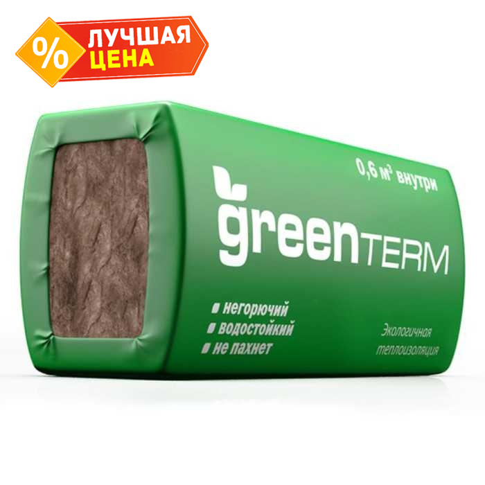 Утеплитель GreenTERM Плита 50х610х1230
