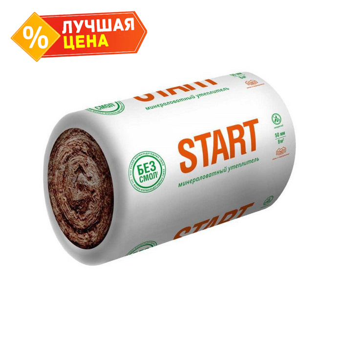 Утеплитель Knauf Insulation Start Полы и Перекрытия 50х1220х8200