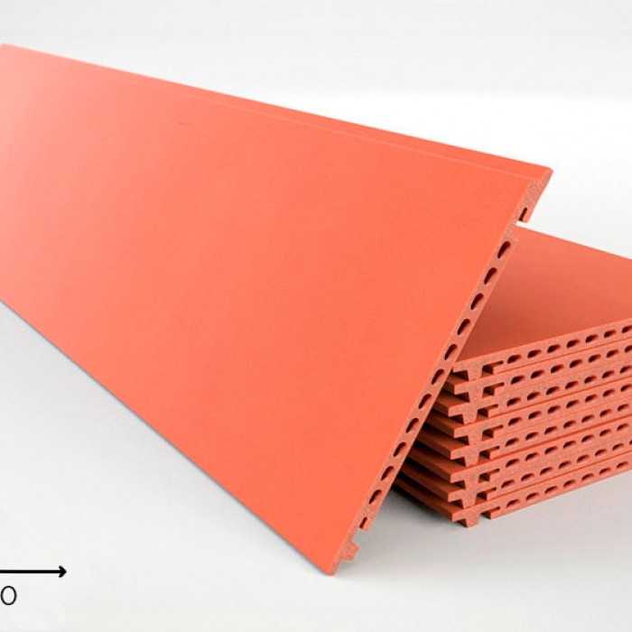 Керамогранитная плита FAVEKER GA16 для НФС, Rojo, 1000*355*18 мм